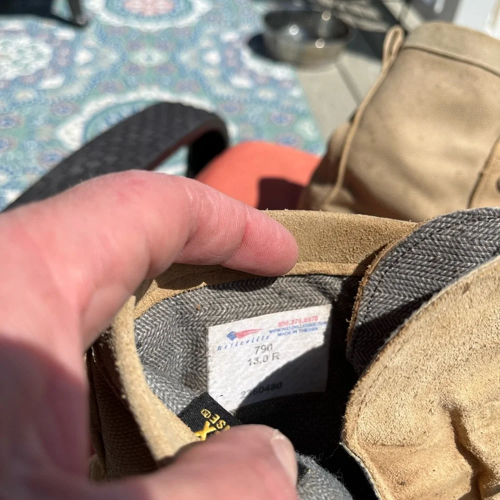 Pair of Belleville insulated Military boots sz 13 - Picture 2 of 4